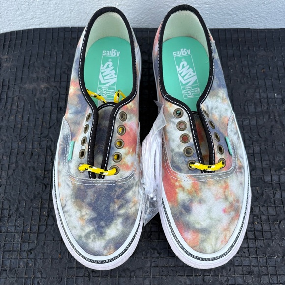 Vans x Aries OG Authentic LX 'Tie Dye' Shoes Mens Size 8 WMNS 9.5 VN0A4BV9YZC